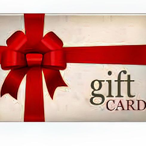Pickle Paddle gift card with red ribbon for customizable pickleball gear.