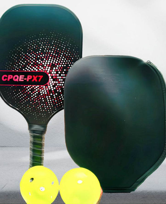 CPQE Pickleball Paddle Bundle #1 with PX7 paddles and pickle balls, ideal for intermediate to advanced players.