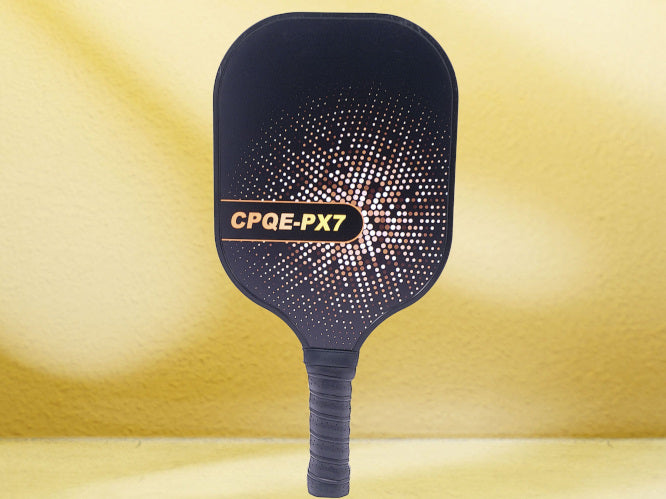 Dominate the Court with Elegance: The CPQE PX7 &quot;Gold&quot; Carbon Fiber Pickleball Paddle